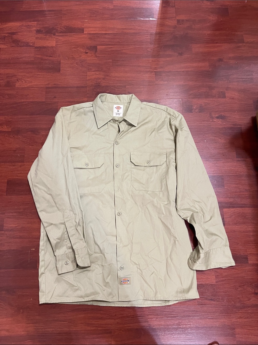 Dickies Men’s Tan Lightweight Shirt Jacket